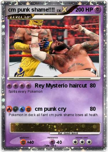 Pokemon cm punk shame!!!!
