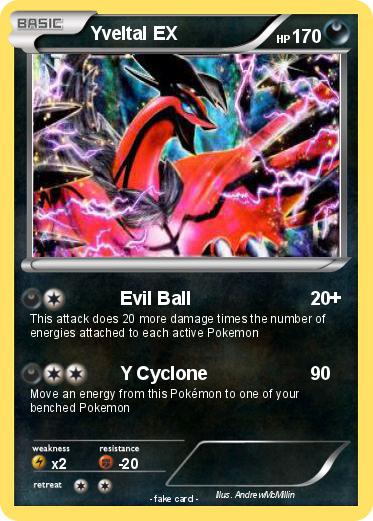 Pokemon Yveltal EX
