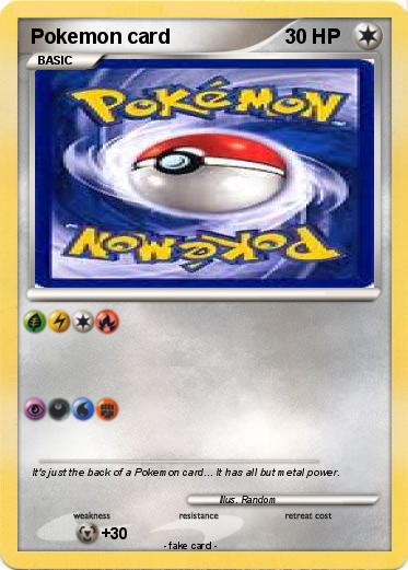 Pokemon Pokemon card
