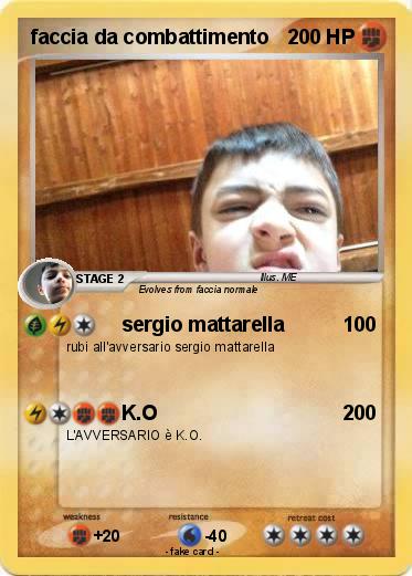 Pokemon faccia da combattimento