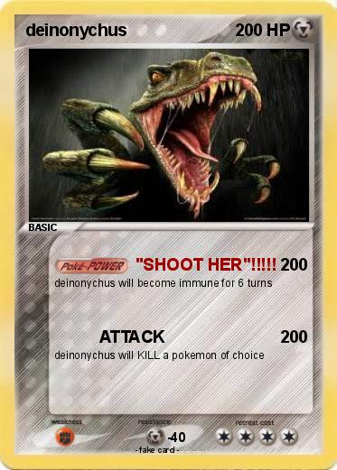 Pokemon deinonychus