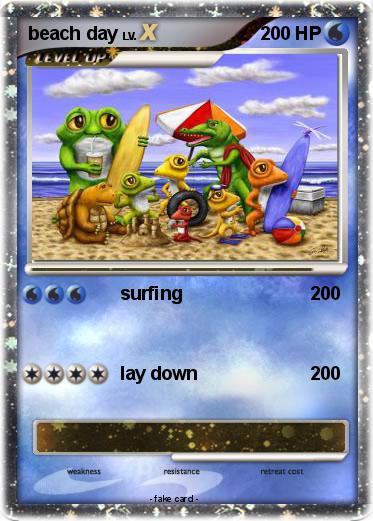 Pokemon beach day