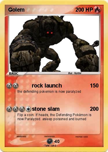 Pokemon Golem