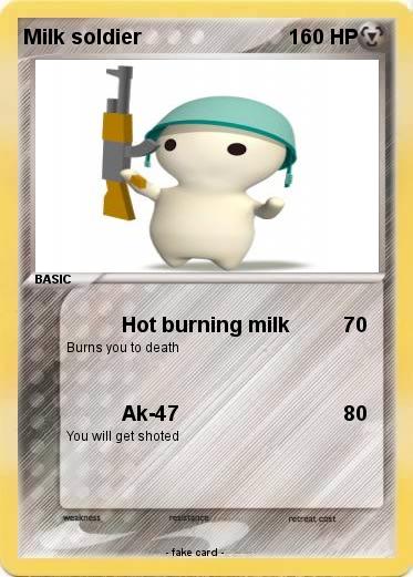Pokemon Milk soldier