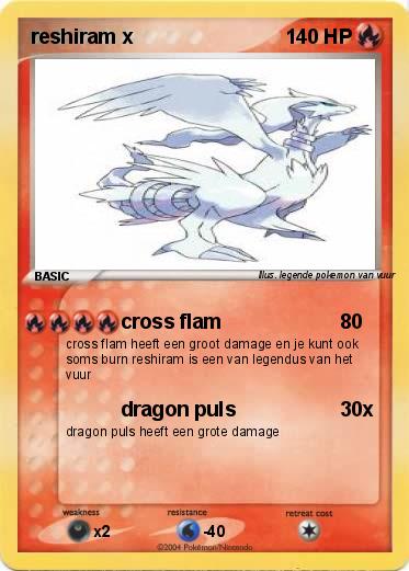 Pokemon reshiram x