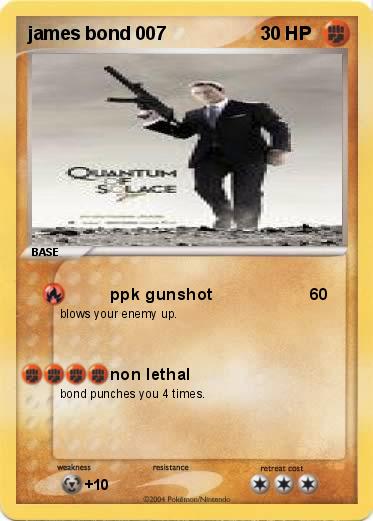 Pokemon james bond 007