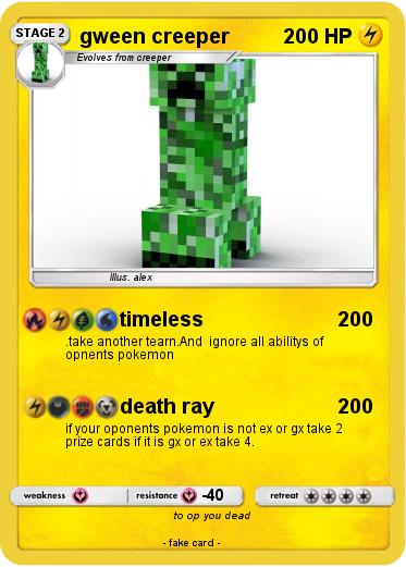Pokemon gween creeper