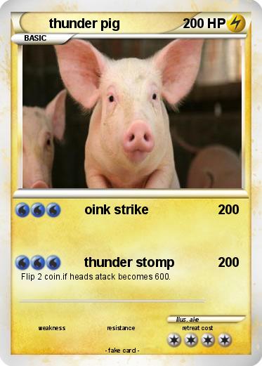 Pokemon thunder pig