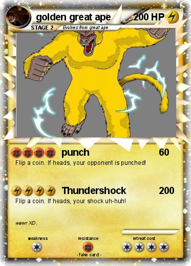 Pokemon golden great ape