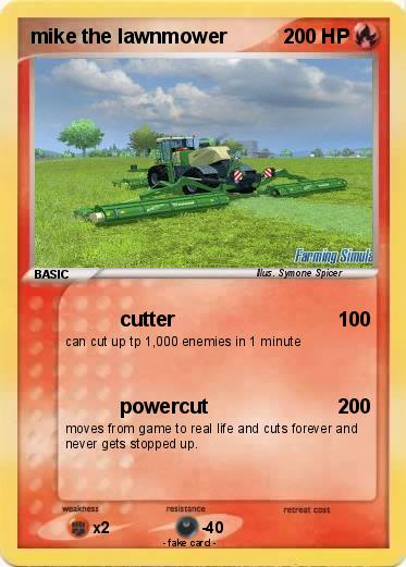 Pokemon mike the lawnmower