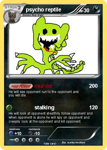 Pokemon psycho reptile