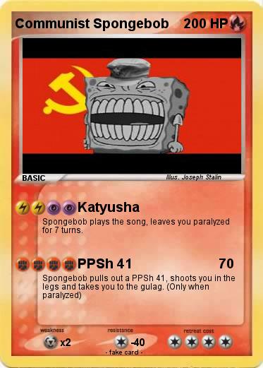 Pokemon Communist Spongebob