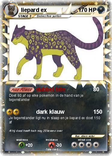Pokemon liepard ex