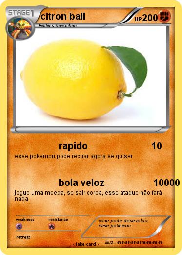 Pokemon citron ball
