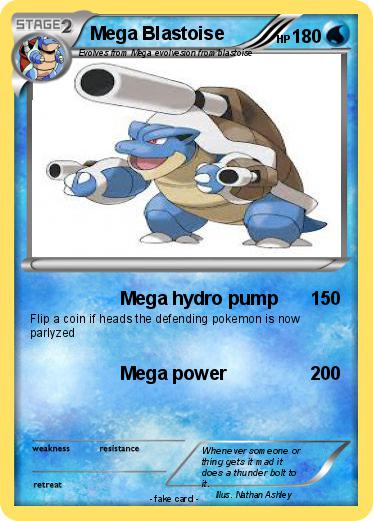 Pokemon Mega Blastoise
