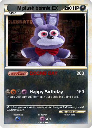 Pokemon M plush bonnie EX