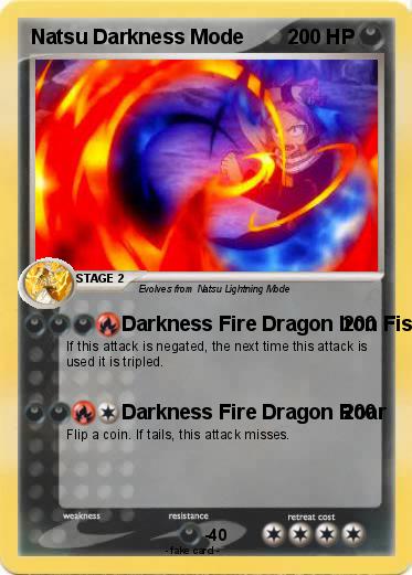 Pokemon Natsu Darkness Mode