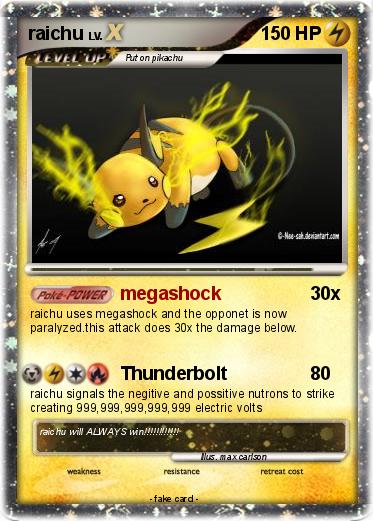 Pokemon raichu