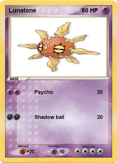 Pokemon Lunatone