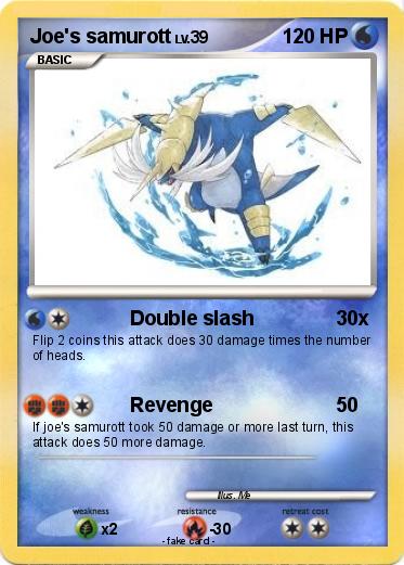 Pokemon Joe's samurott