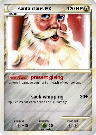 Pokemon santa claus EX