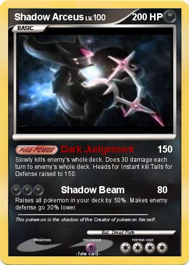 Pokemon Shadow Arceus