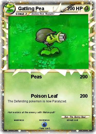 Pokemon Gatling Pea