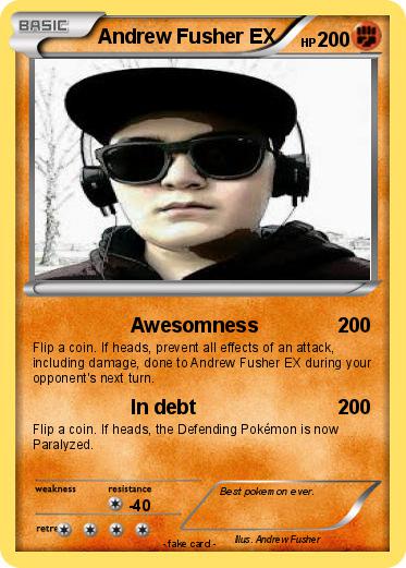 Pokemon Andrew Fusher EX