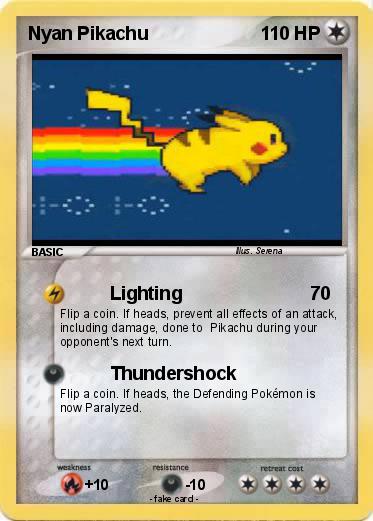 Pokemon Nyan Pikachu