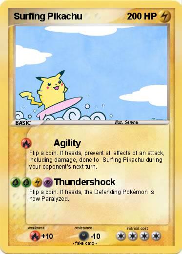 Pokemon Surfing Pikachu