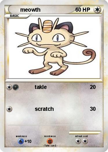 Pokemon meowth