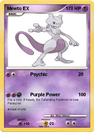 Pokemon Mewto EX