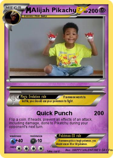 Pokemon Alijah Pikachu