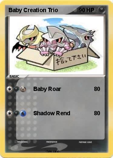 Pokemon Baby Creation Trio