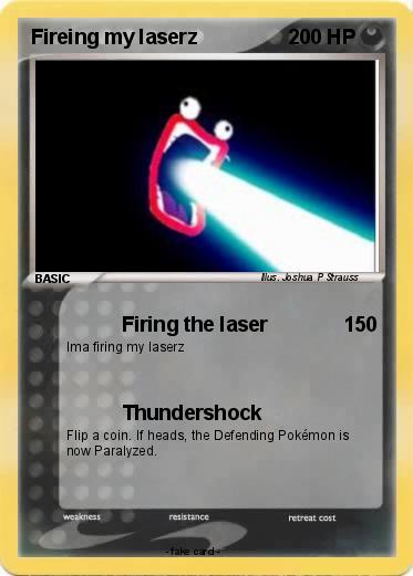 Pokemon Fireing my laserz