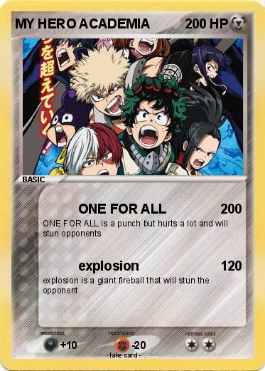 Pokemon MY HERO ACADEMIA