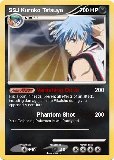 Pokemon SSJ Kuroko Tetsuya