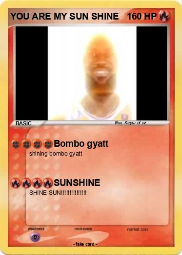 Pokemon YOU ARE MY SUN SHINE