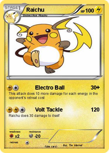 Pokemon Raichu