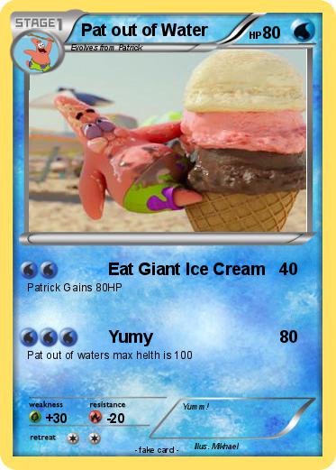 Pokemon Pat out of Water