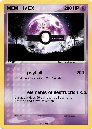 Pokemon MEW    lv EX