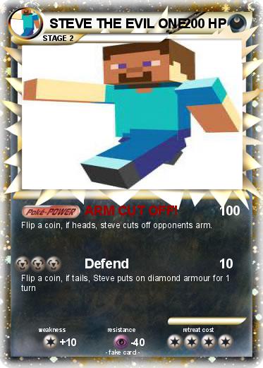Pokemon STEVE THE EVIL ONE