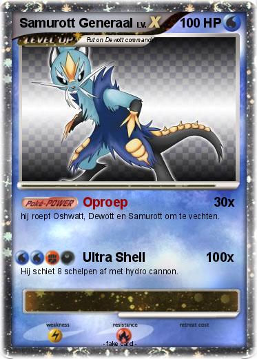 Pokemon Samurott Generaal