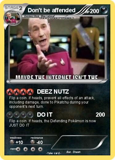 Pokemon Don't be affended