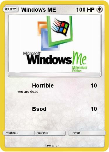 Pokemon Windows ME