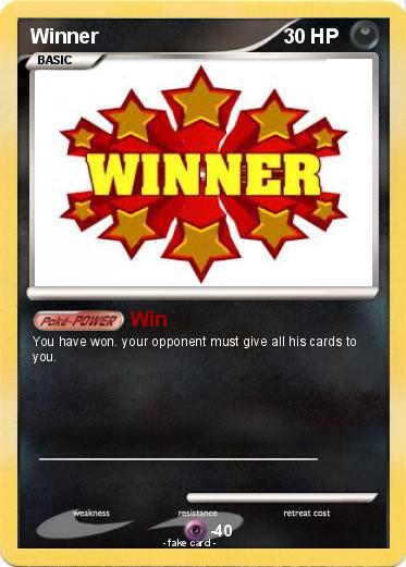 Pokemon Winner
