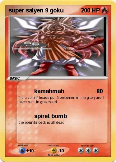 Pokemon super saiyen 9 goku