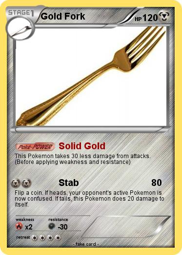Pokemon Gold Fork