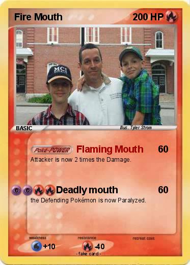 Pokemon Fire Mouth