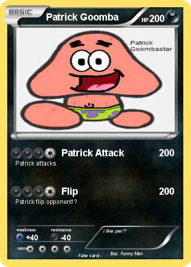 Pokemon Patrick Goomba